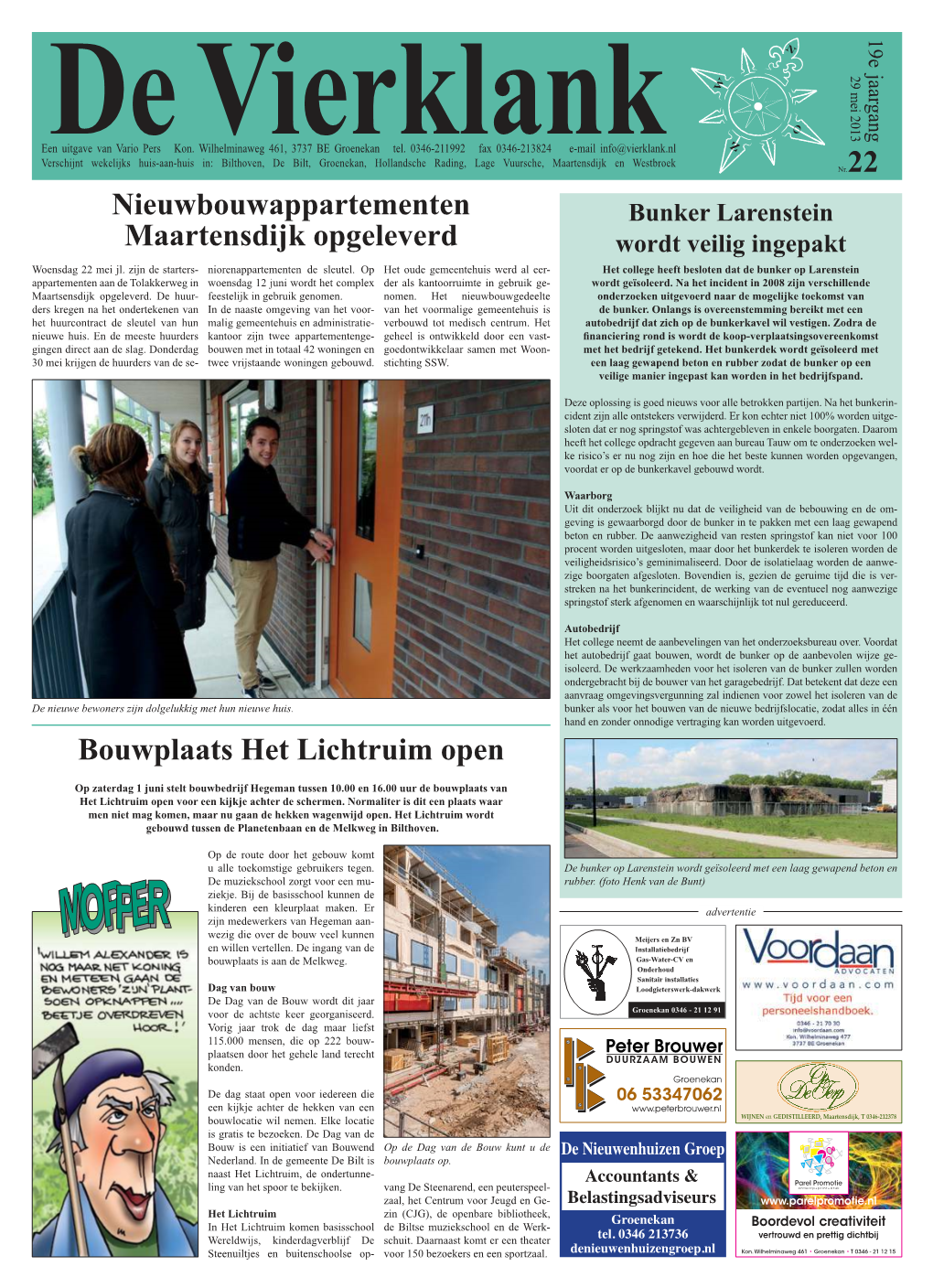 Bouwplaats Het Lichtruim Open Nieuwbouwappartementen