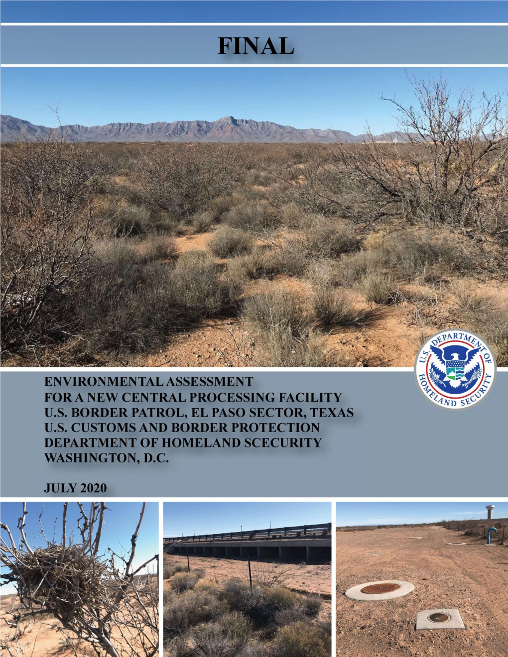 Final Environmental Assessment for a New Central Processing Facility