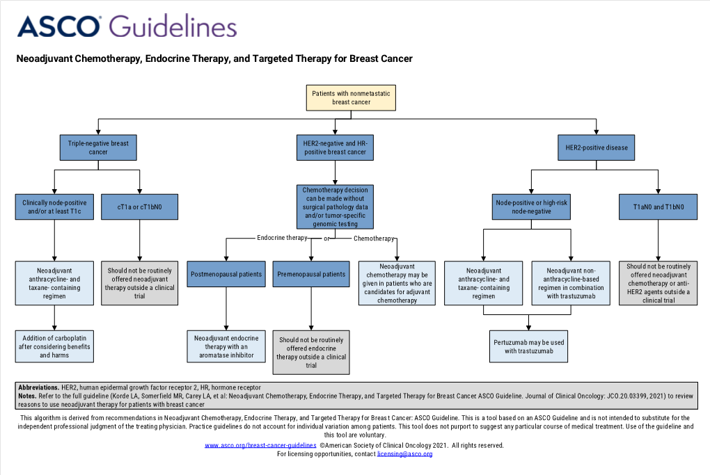 Neoadjuvant Chemotherapy, Endocrine Therapy, and Targeted Therapy for Breast Cancer