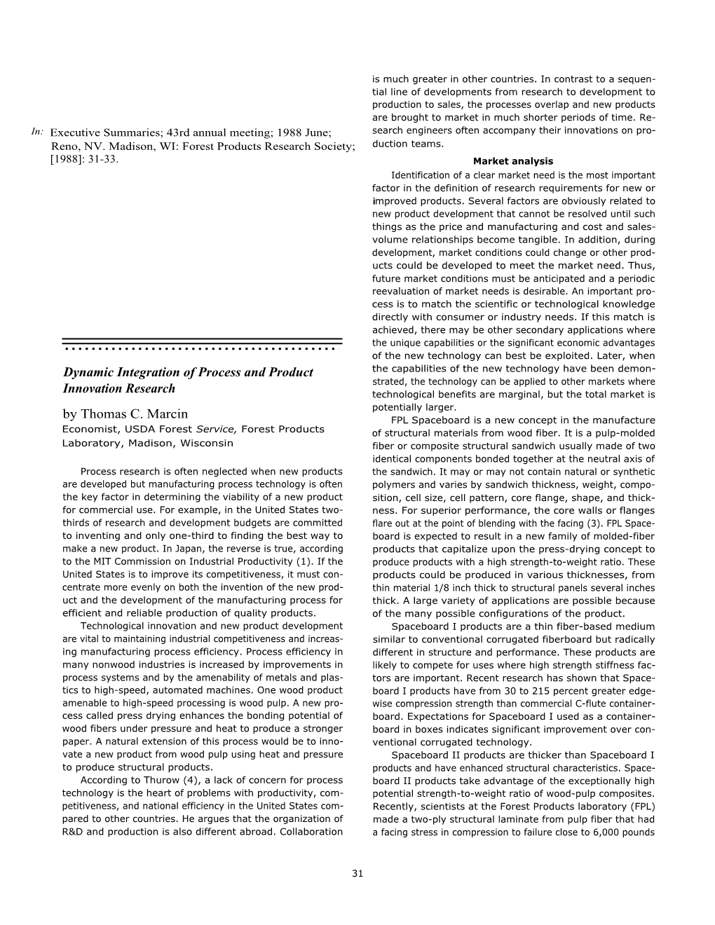 Dynamic Integration of Process and Product Innovation Research