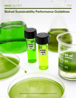 Biofuel Sustainability Performance Guidelines (PDF)