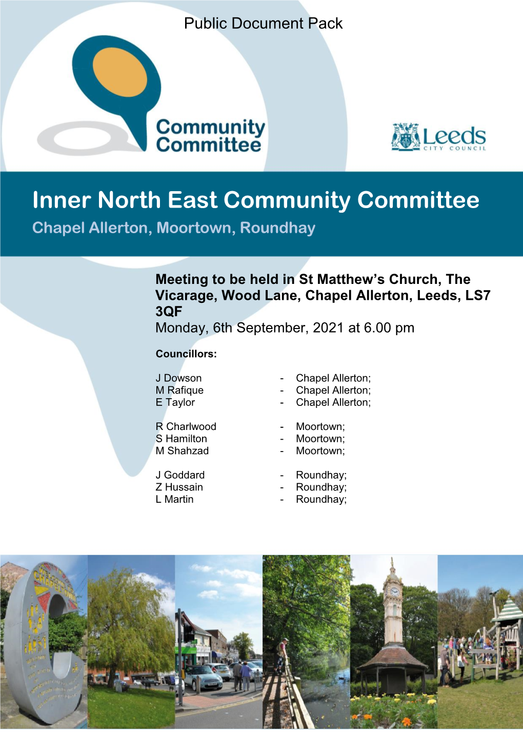 (Public Pack)Agenda Document for Inner North East Community