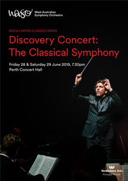 2019 Discovery Concert: the Classical Symphony (Pdf 3.1 MB )