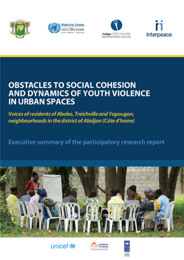 Obstacles to Social Cohesion and Dynamics of Youth Violence in Urban Spaces