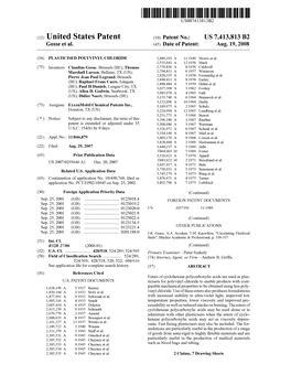 (12) United States Patent (10) Patent No.: US 7413,813 B2 Gosse Et Al