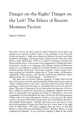A Journal of Mormon Thought