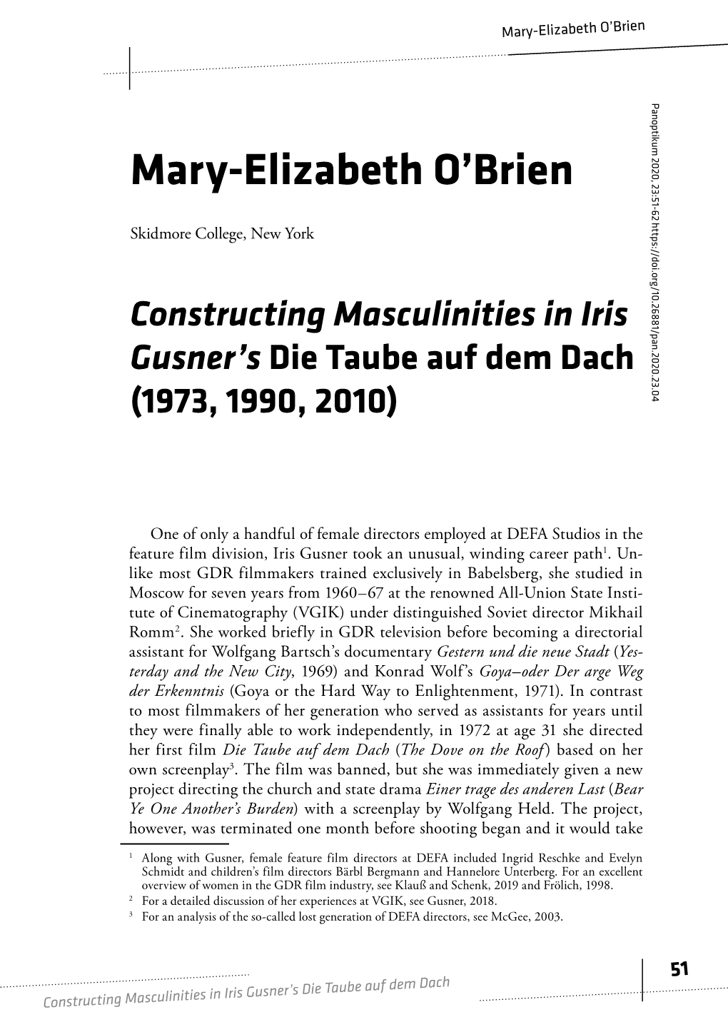 Mary-Elizabeth O'brien