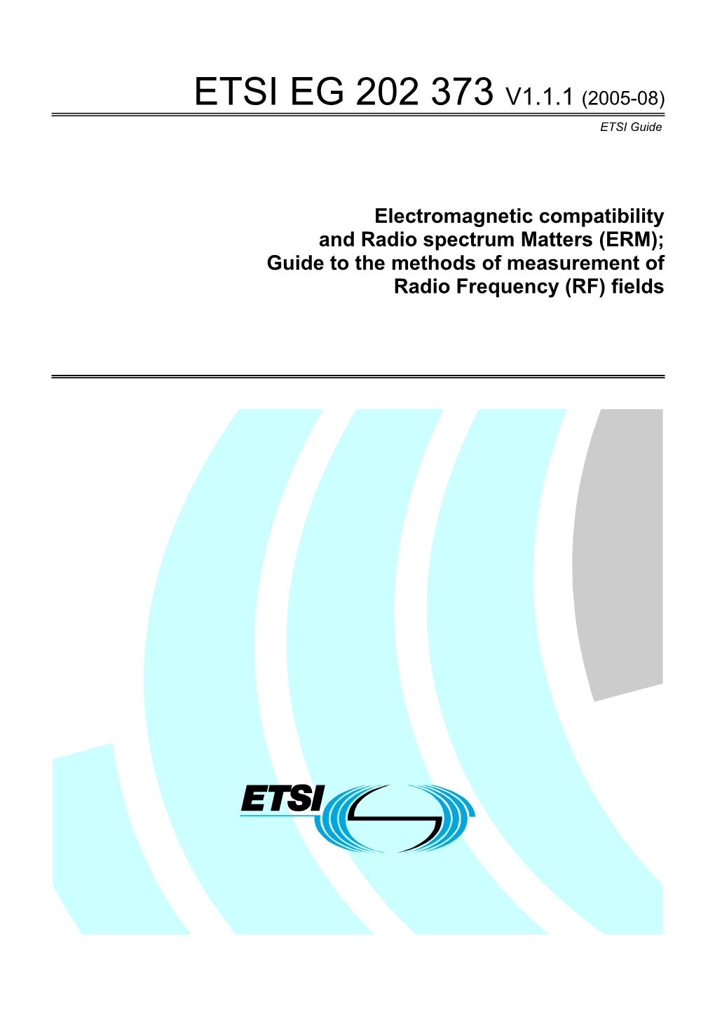 And Radio Spectrum Matters (ERM);