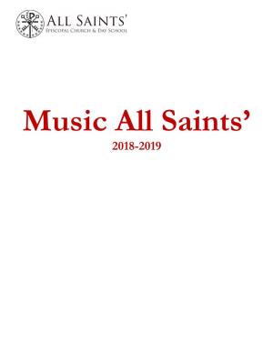 About the Choirs at All Saints’