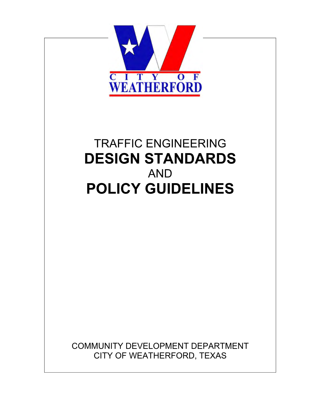 Design Standards Policy Guidelines