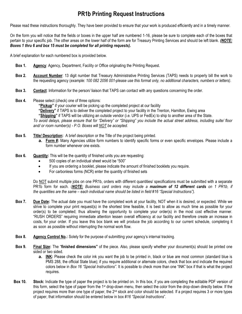 Pr1b Printing Request Instructions