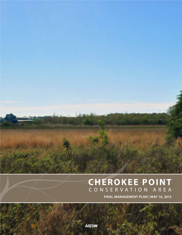 Cherokee Point Conservation Area Final Management Plan | May 10, 2013 Image Placeholder