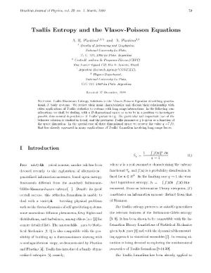 Tsallis Entropy and the Vlasov-Poisson Equations