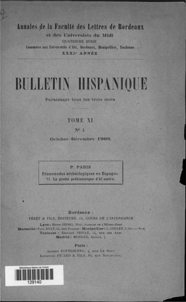 Nulletin HISPANIQUE Paraissant Tous Les Trois Mois