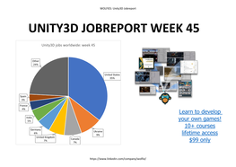 Unity3d Jobreport Week 45