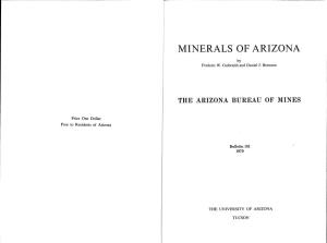 Minerals of Arizona Report