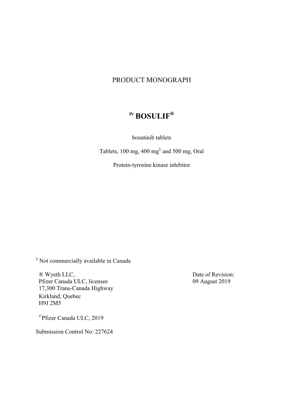 [Product Monograph Template