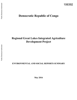 Democratic Republic of Congo Regional