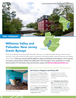 Millstone Valley and Palisades: New Jersey Scenic Byways