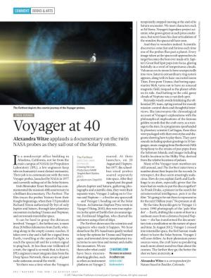 Voyager at 40 by Planetary Scientist Carl Sagan, These Discs Were Packaged with Their Own Stylus and Dia- Grams Showing How to Play Them