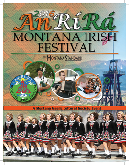 A Montana Gaelic Cultural Society Event Proud Sponsor of an Rí Rá