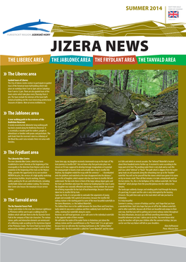 Jizera News the Liberec Area the Jablonec Area the Frýdlant Area the Tanvald Area