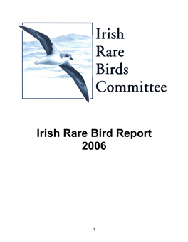 Irish Rare Bird Report 2006