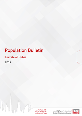 Population Bulletin Emirate of Dubai 2017
