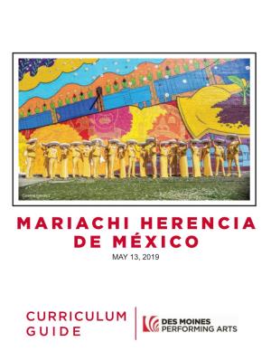 Mariachi Herencia De México May 13, 2019