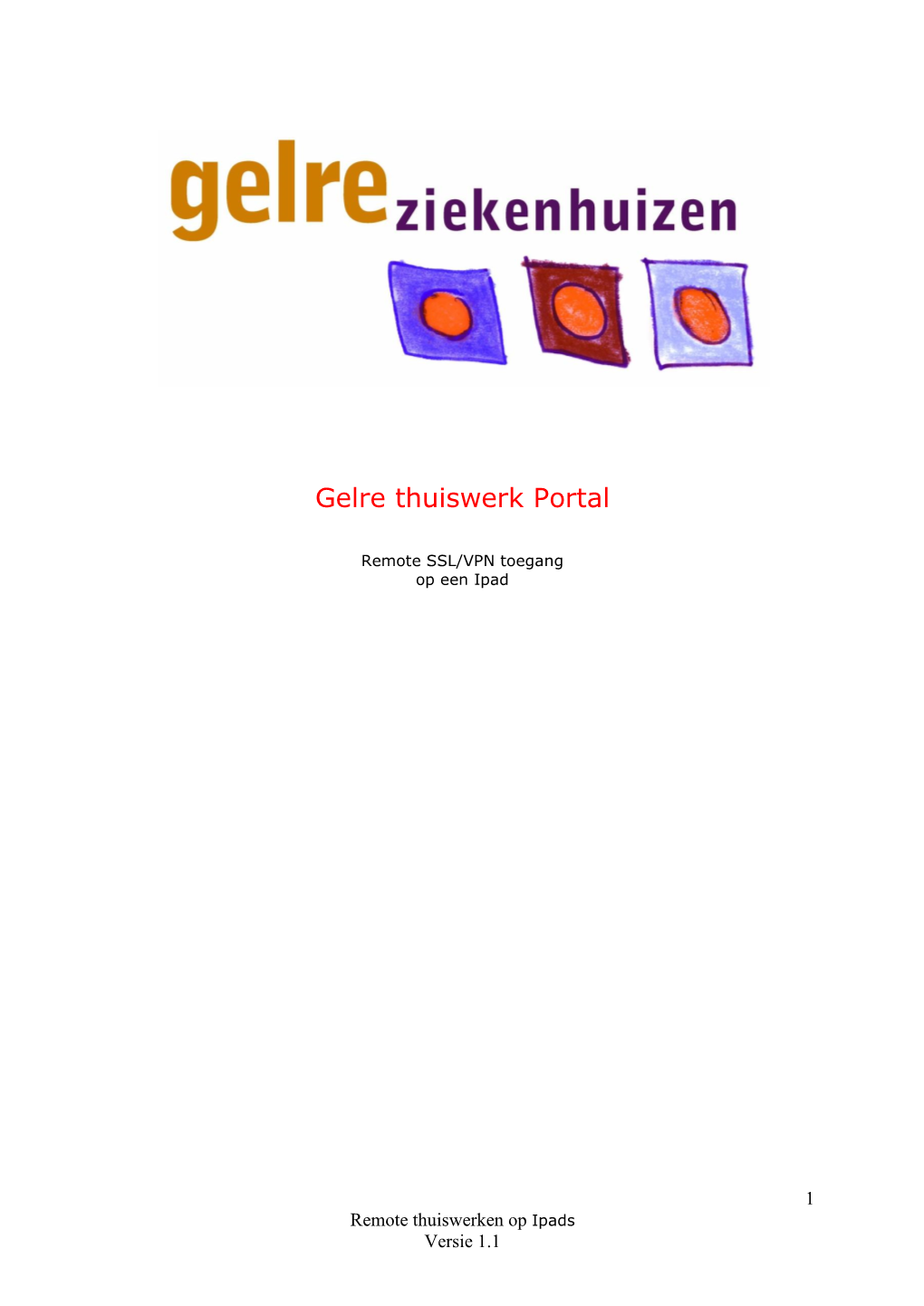 Gelre Thuiswerk Portal