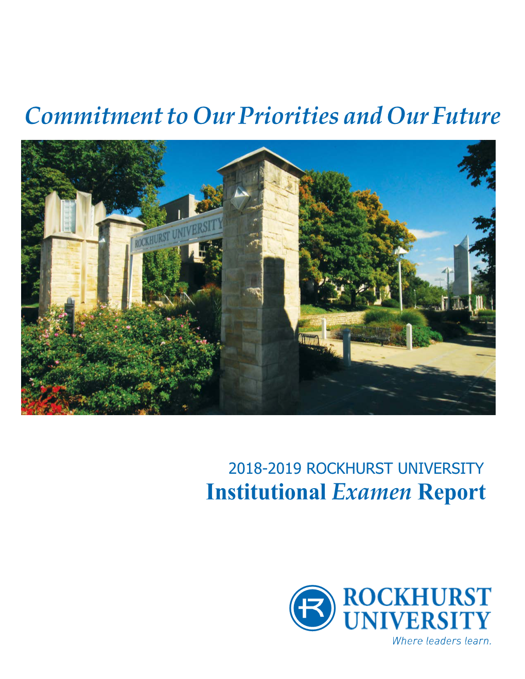 Rockhurst University Self-Study