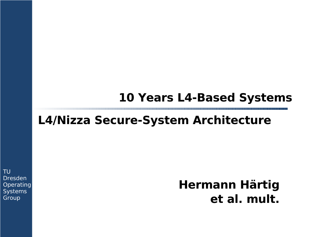 L4 Microkernel