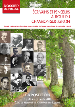 Écrivains Et Penseurs Autour Du Chambon-Sur-Lignon