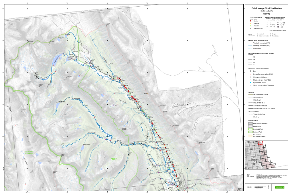 Fish Passage Site Prioritization 2400