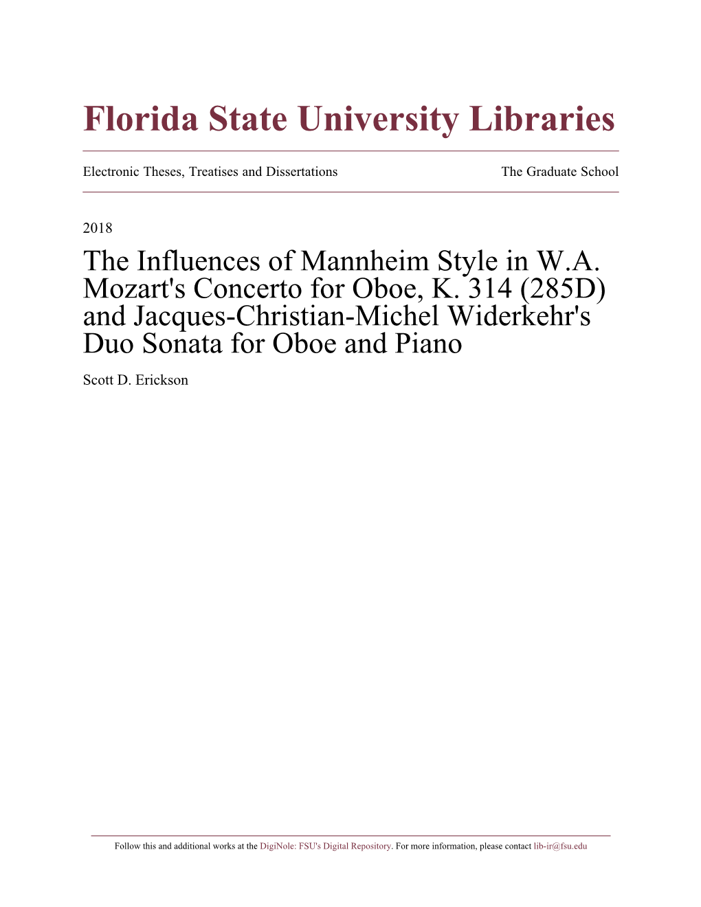 Florida State University Libraries