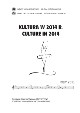 Kultura W 2014 R. Culture in 2014