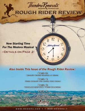 Also Inside This Issue of the Rough Rider Review