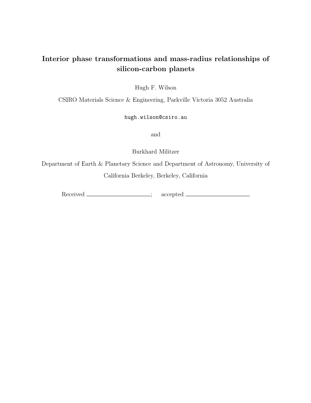 Interior Phase Transformations and Mass-Radius Relationships of Silicon-Carbon Planets