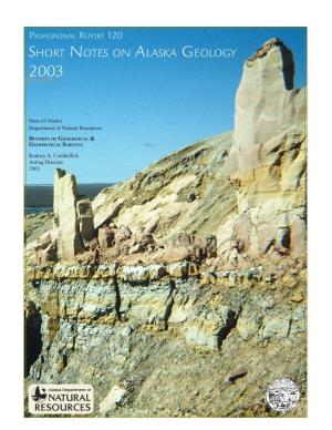 Short Notes on Alaska Geology 2003