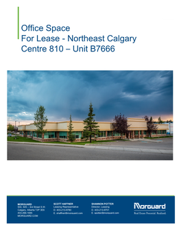 Northeast Calgary Centre 810 – Unit B7666