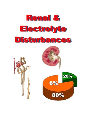 Renal & Electrolyte Disturbances