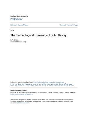 The Technological Humanity of John Dewey