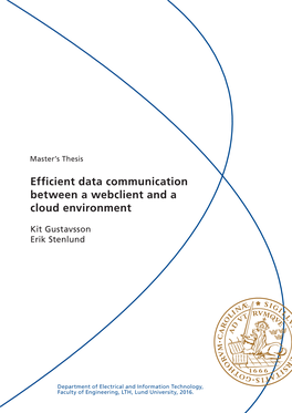 Efficient Data Communication Between a Webclient and a Cloud Environment