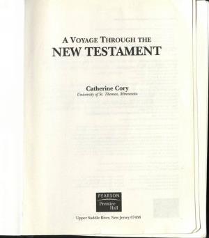A Voyage Through the New Testament