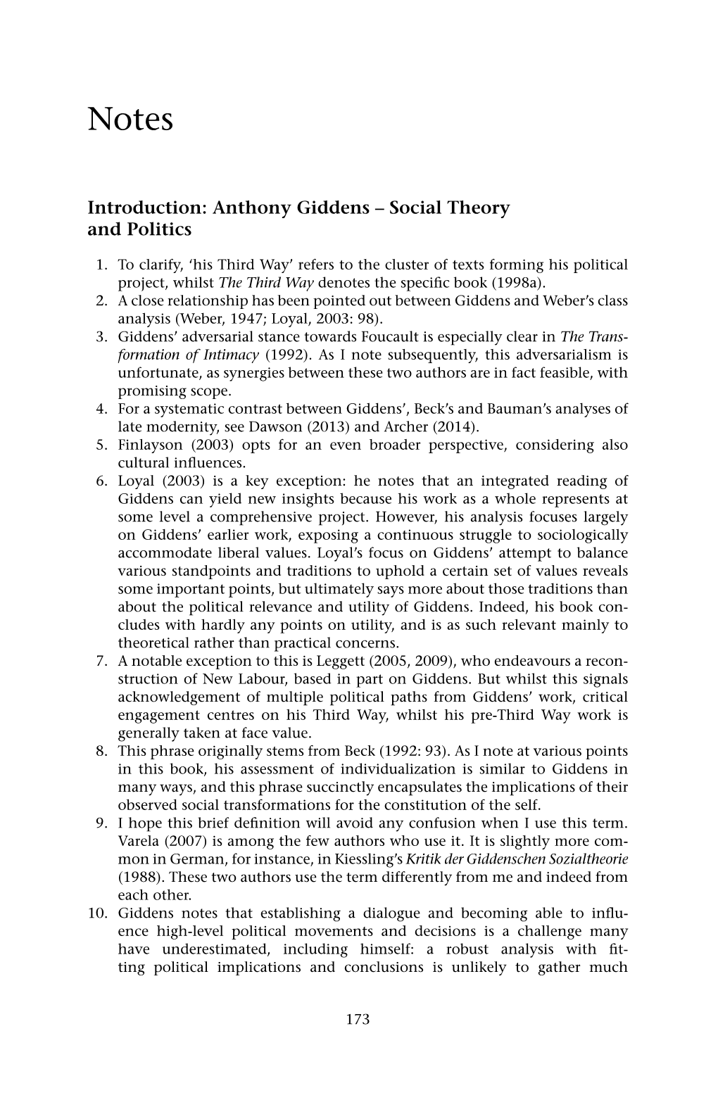 Introduction: Anthony Giddens – Social Theory and Politics