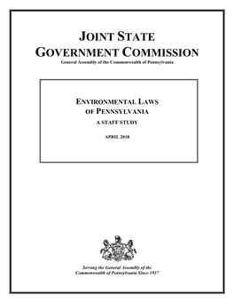Environmental Laws of Pennsylvania