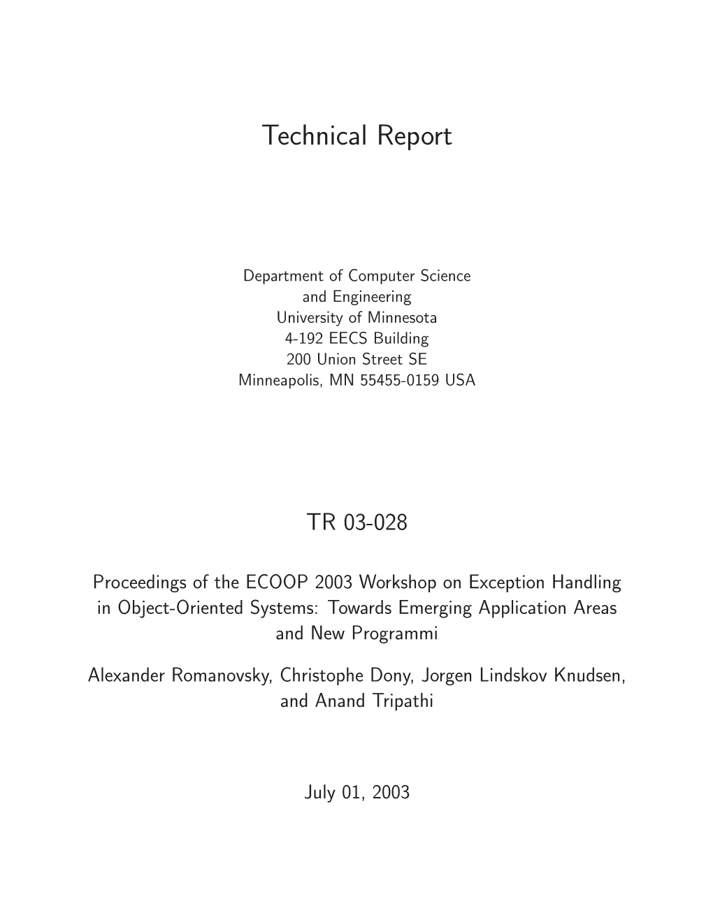 Technical Report