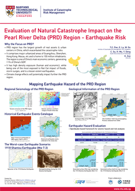 Mapping Earthquake Hazard of the PRD Region Regional Seismology of the PRD Region Geological Information of the PRD Region