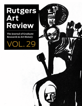 VOL. 29 Rutgers Art Review