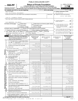 FY15 Form 990-PF